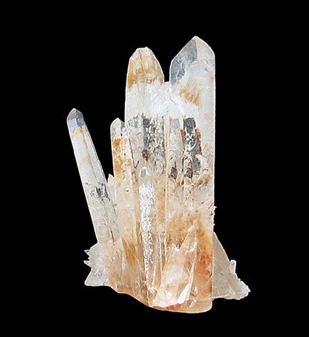 Stolzite and Scheelite on Quartz, Mundo Nuevo Mine, Mundo Nuevo, Huamachuco, Sanchez Carrion Province, La Libertad, Peru